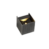 Dual Beam LED Wall Lamp, 6W Total, Warm White, IP54, Black/Silver, 3-Year Warranty