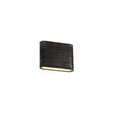 Sleek Bi-Directional LED Wall Lamp with Black/Silver Finish, 3000K Warm White, IP54 Rating, 2x3W, 3-Year Warranty