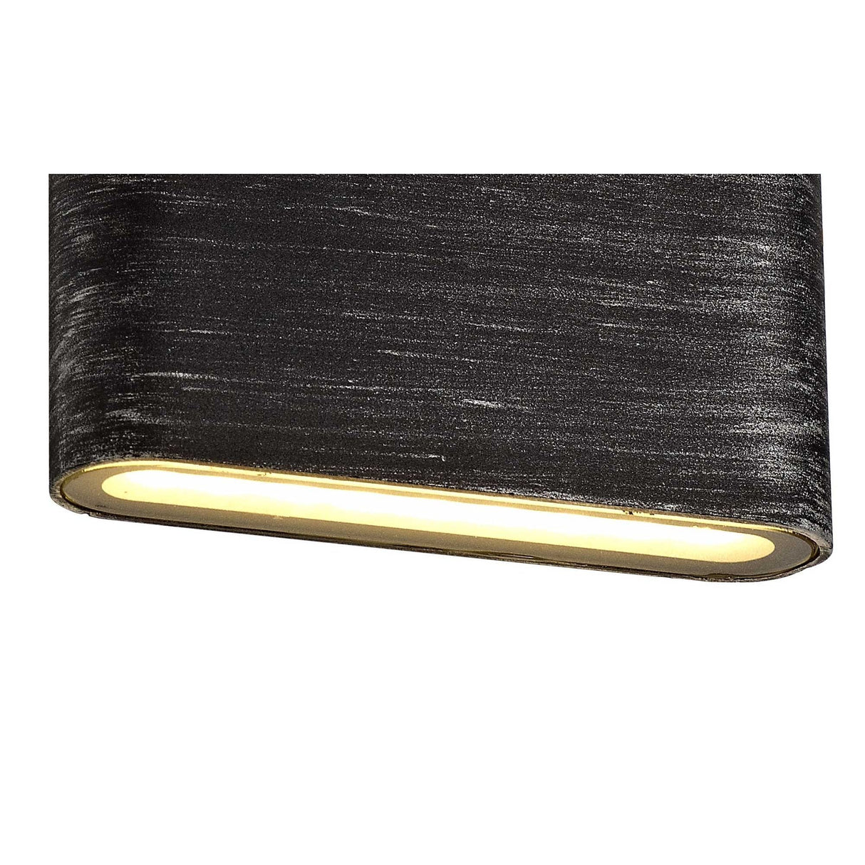 Sleek Bi-Directional LED Wall Lamp with Black/Silver Finish, 3000K Warm White, IP54 Rating, 2x3W, 3-Year Warranty