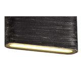Sleek Bi-Directional LED Wall Lamp with Black/Silver Finish, 3000K Warm White, IP54 Rating, 2x3W, 3-Year Warranty
