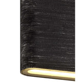 Sleek Bi-Directional LED Wall Lamp with Black/Silver Finish, 3000K Warm White, IP54 Rating, 2x3W, 3-Year Warranty