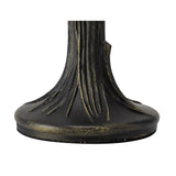 Elegant Crystal Table Lamp with White/Grey Shade, 1 x E14