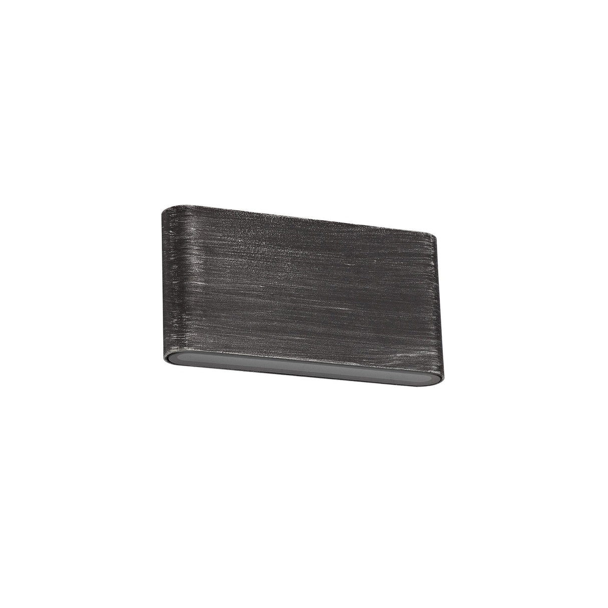 Dual Beam Contemporary Wall Light, 12W LED, 3000K, 630lm, IP54, Black/Silver Finish, 3-Year Warranty