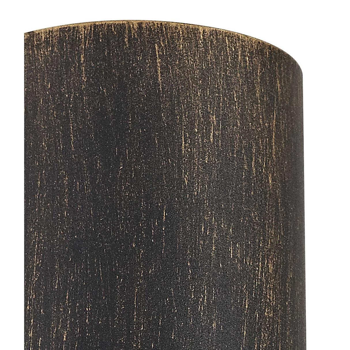 Sleek Black and Gold Curved Wall Lamp with Clear Shade, 1 x GU10, IP54