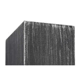 Contemporary Black/Silver Rectangle Wall Lamp, GU10 Compatible, IP54 Rated