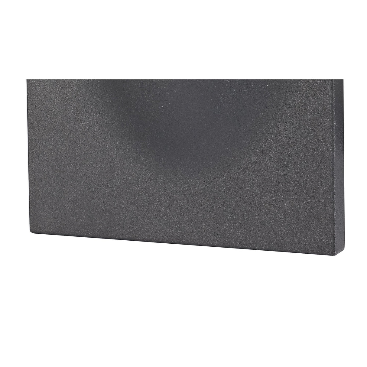 Modern Anthracite Wall Lamp with Integrated 6W LED, 3000K Warm White, IP54 Rated