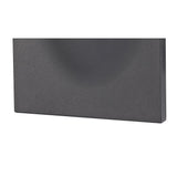 Modern Anthracite Wall Lamp with Integrated 6W LED, 3000K Warm White, IP54 Rated