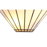 Elegant Tiffany-Style Wall Sconce with Crystals, Dual E14 Fixture