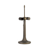 56cm Tree-Inspired Table Lamp, Dual E27, Antique Brass Finish