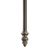 Antique Brass Triple-Light Ceiling Fixture, E27 Sockets
