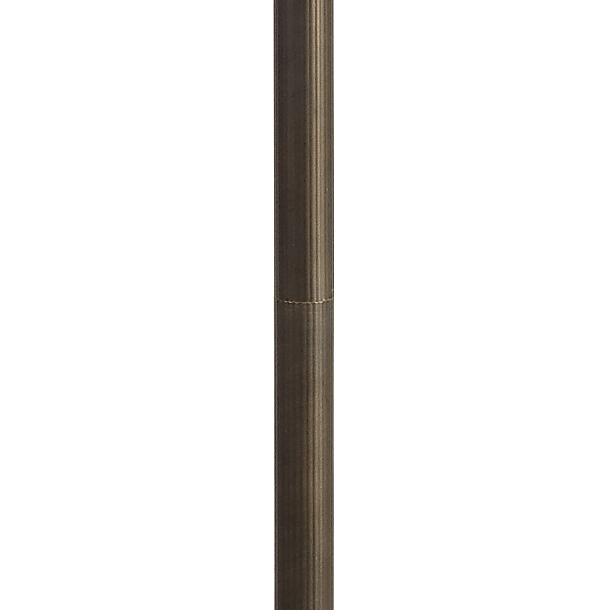 Elegant Stepped Floor Lamp in Aged Antique Brass, Dual E27 Design