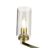 Luxe Gold Pendant Ceiling Light with Clear Crystal Accents