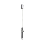 Polished Chrome LED Pendant Light with Clear/Frosted Shade, 3000K Warm White