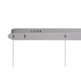 Polished Chrome Linear Pendant with Clear/Frosted Shades, 3 x 5W LED, 3000K Warm White, 3-Year Warranty