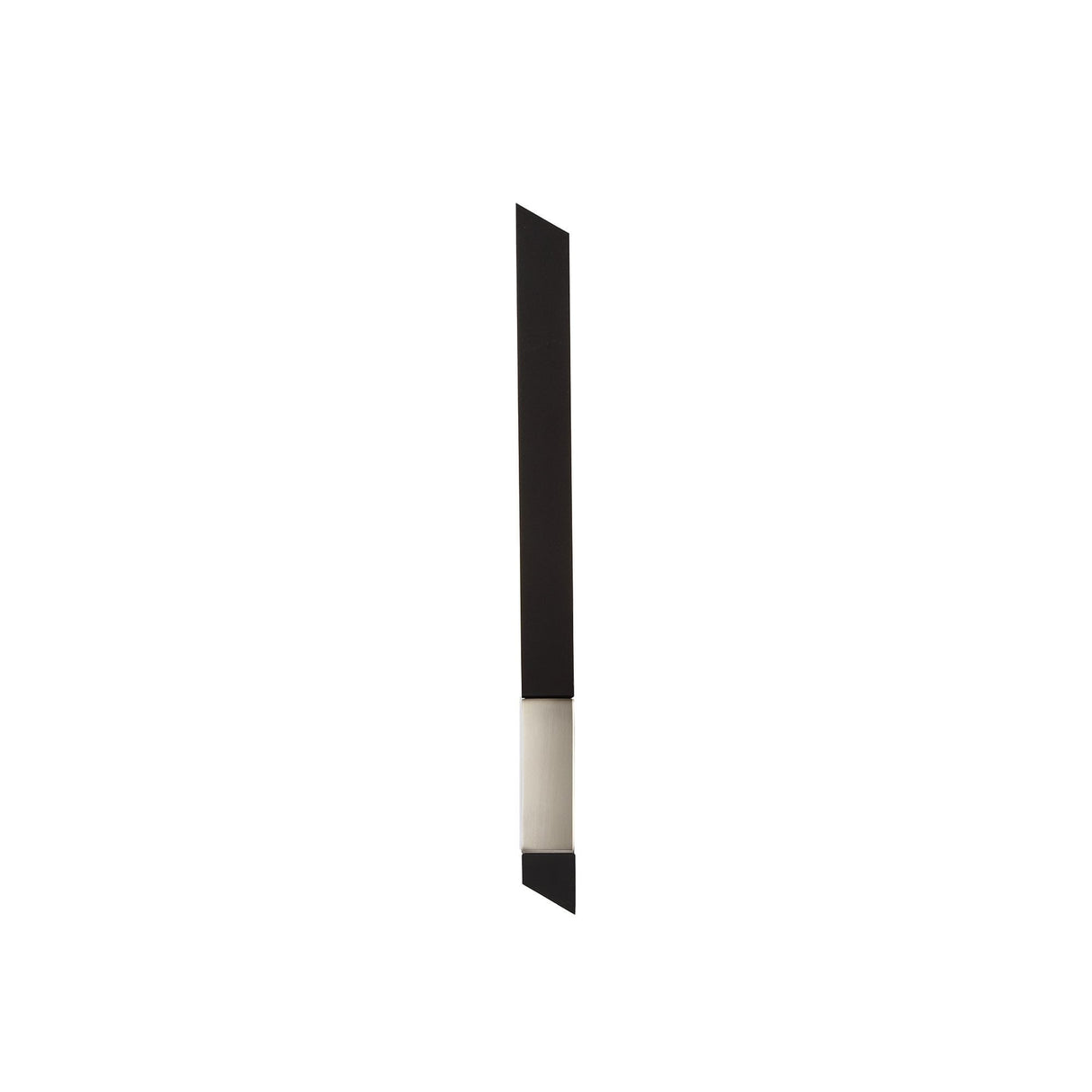 Elegant Wall-Mounted LED Lamp, 8W, 3000K, 560lm, Sand Black/Satin Nickel Finish, 3-Year Warranty