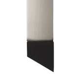 Elegant Wall-Mounted LED Lamp, 8W, 3000K, 560lm, Sand Black/Satin Nickel Finish, 3-Year Warranty