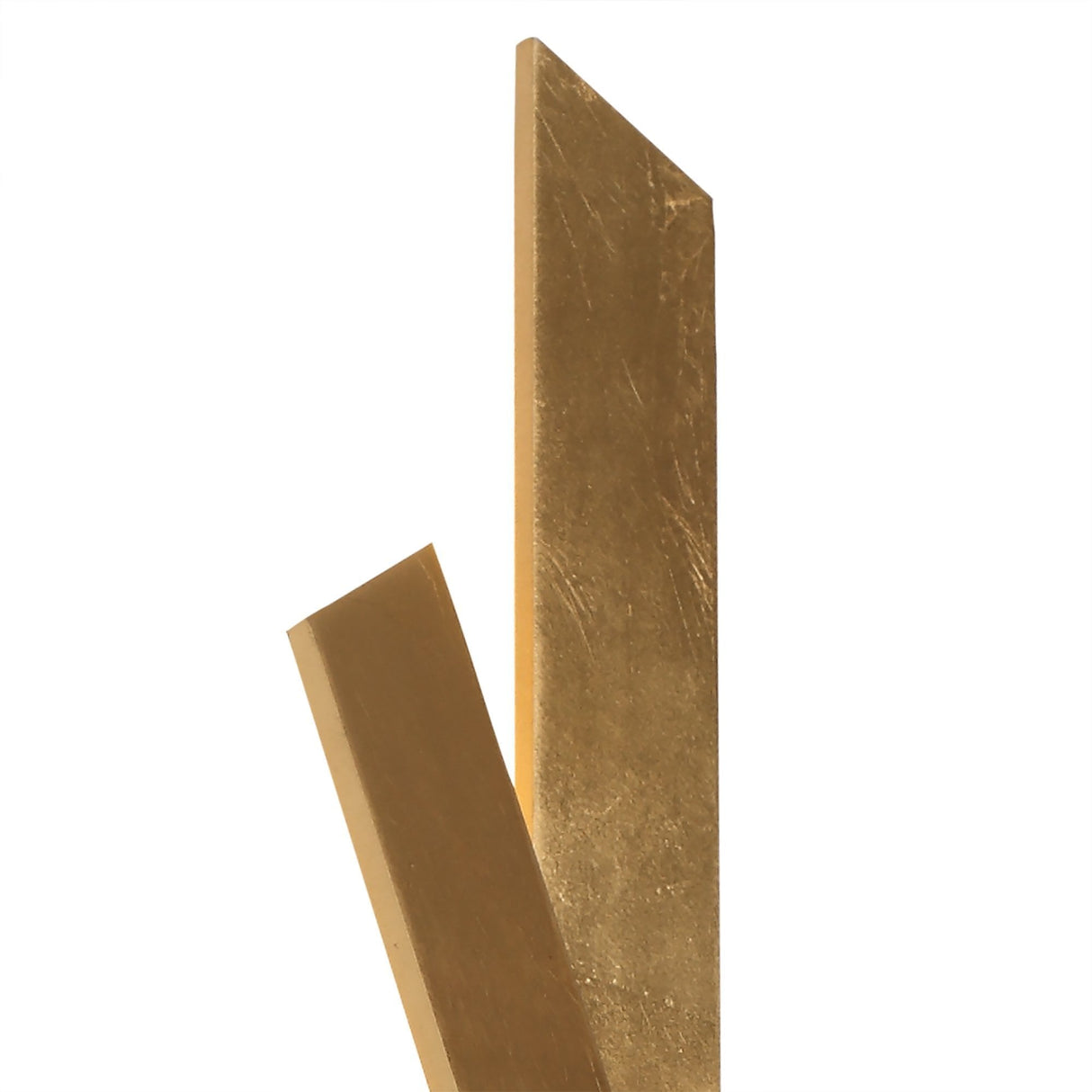 Elegant Gold Leaf Wall Sconce with Frosted Shade - 12W LED, Warm White, 3-Year Warranty