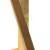 Elegant Gold Leaf Wall Sconce with Frosted Shade - 12W LED, Warm White, 3-Year Warranty