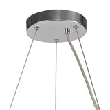 Radiant 20-Light K9 Crystal Pendant in Polished Chrome