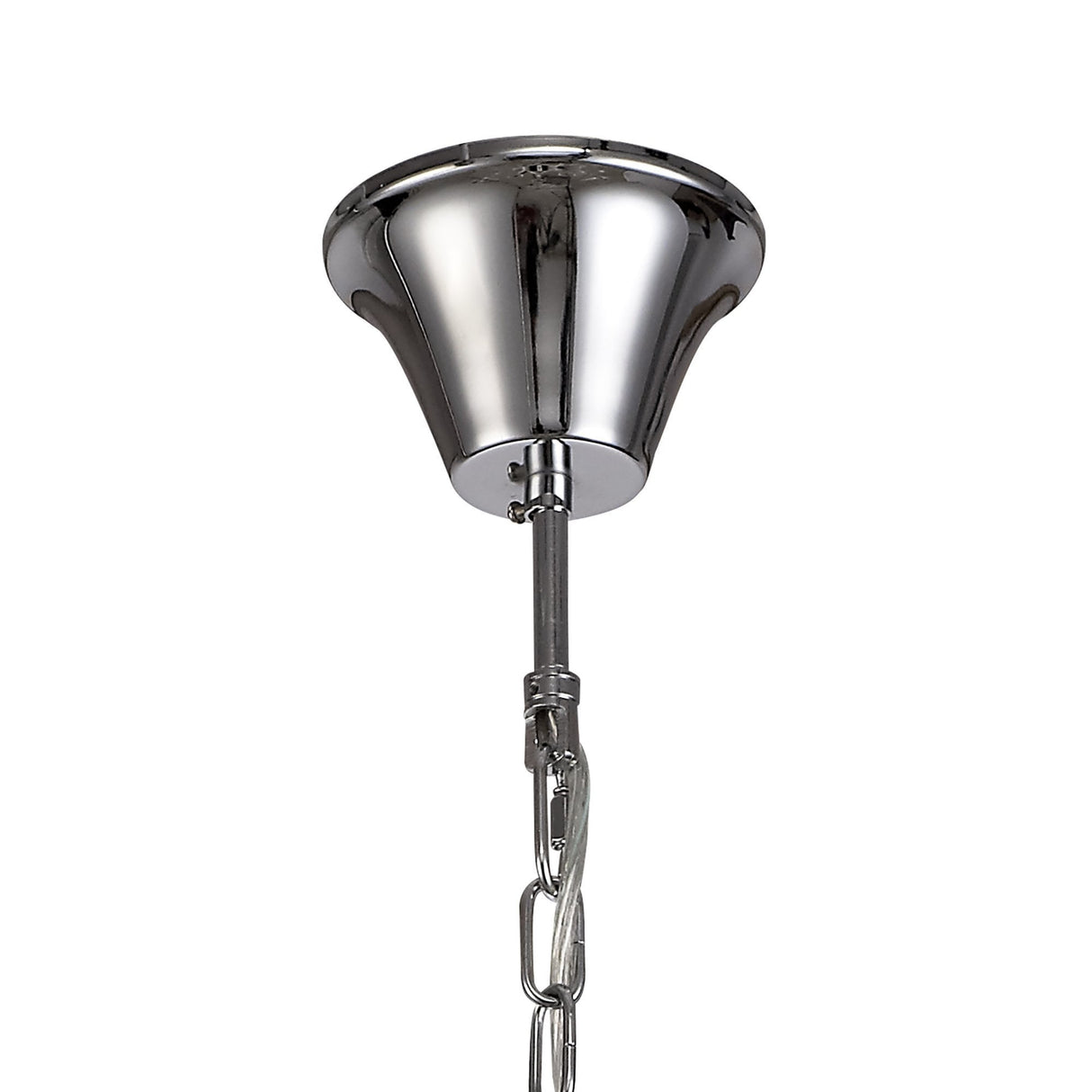 Glistening Elegance Chrome Crystal Chandelier Pendant, 12 Light