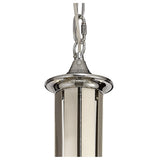 Stunning 12-Light Crystal Pendant in Polished Chrome and Satin Nickel Finish