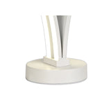 Modern Dual LED Table Lamp with Opal White Shade, 4000K, Adjustable Brightness, 3-Year Warranty
