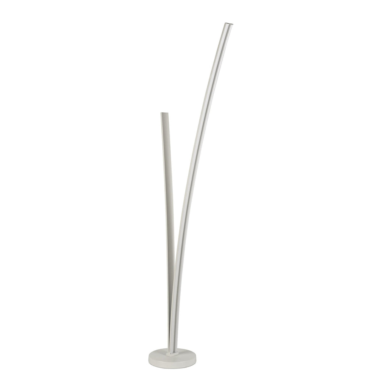 Sleek Dual-Light LED Floor Lamp with Dimmable Function, 16W/20W, 4000K, 2270 Lumens, White Finish, 3-Year Warranty