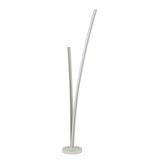 Sleek Dual-Light LED Floor Lamp with Dimmable Function, 16W/20W, 4000K, 2270 Lumens, White Finish, 3-Year Warranty