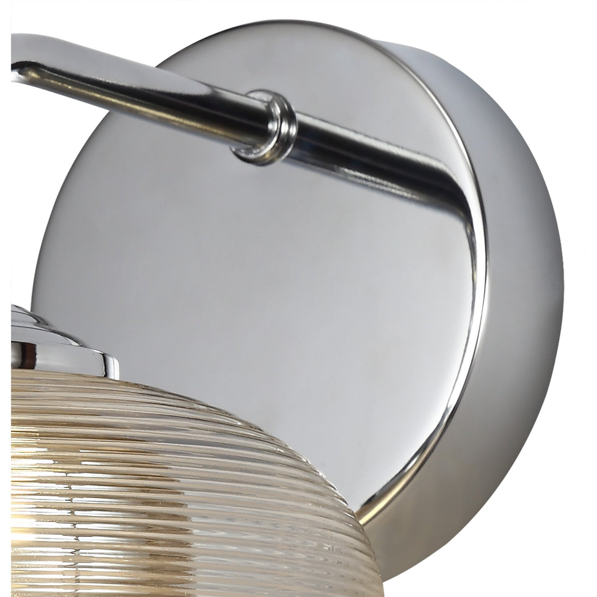 Champagne-Chrome LED Wall Light with Toggle Switch, 8W, 4000K, 3-Year Warranty