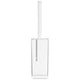White Acrylic And Crystal Toilet Brush