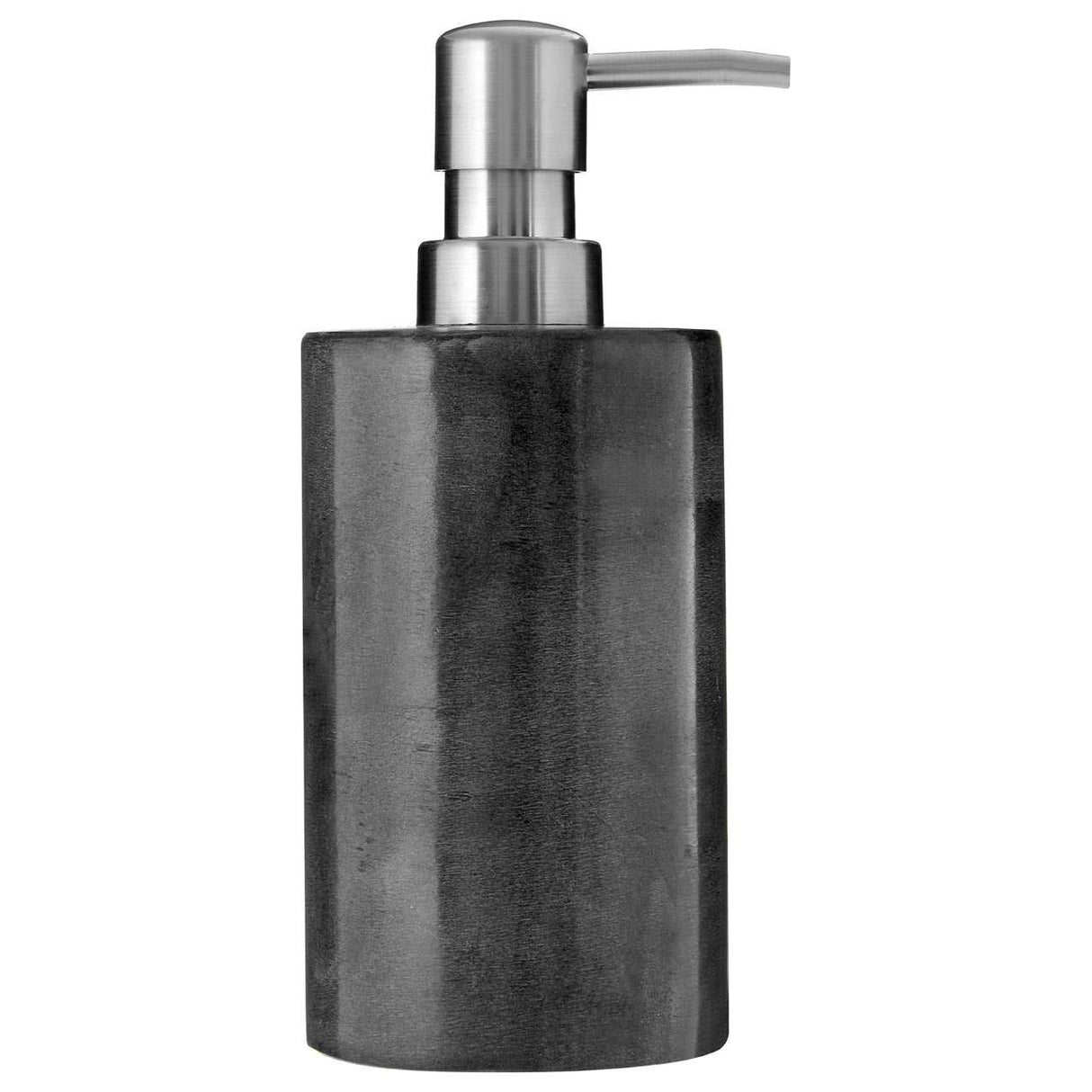 Kamal Dark Grey Marble Effect Lotion Dispenser