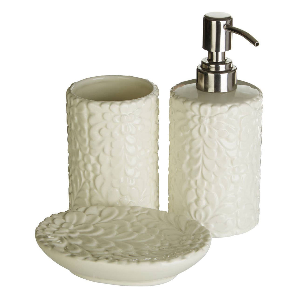 Magnolia 3 Piece Bathroom Set