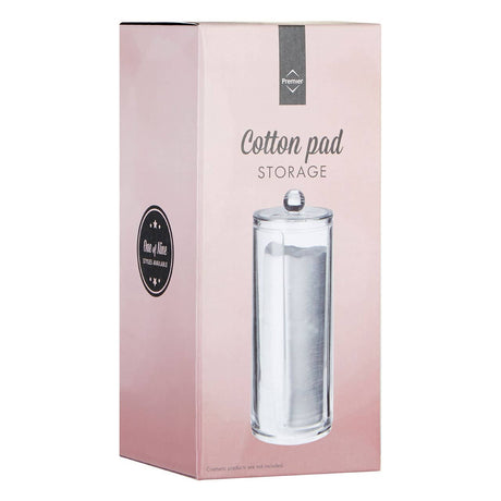 Cotton Pad Clear Cosmetics Organiser