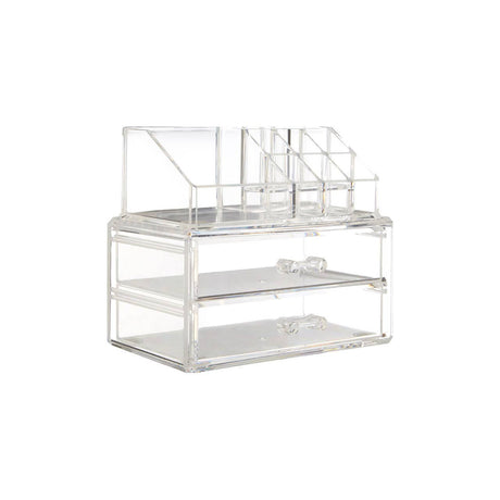 9 Compartment Cosmetics Ps Organiser With 2 Drawers