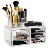 8 Compartment Ps Cosmetics Organiser With 4 Drawers