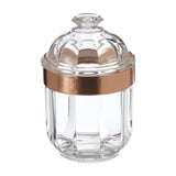 Small Rose Gold Acrylic Canister