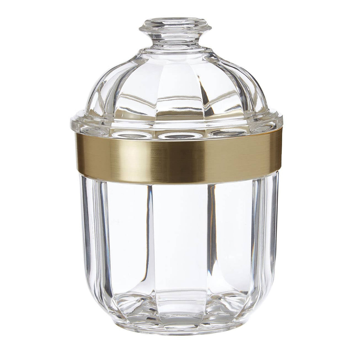 Guan Small Gold Acrylic Storage Jar