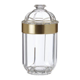 Guan Medium Light Gold Acrylic Storage Jar