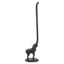 Fauna Black Elephant Toilet Roll Holder With Tail