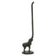 Fauna Black Elephant Toilet Roll Holder With Tail
