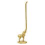 Fauna Gold Finish Elephant Toilet Roll Holder With Round Base