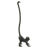 Fauna Black Finish Monkey Toilet Roll Holder