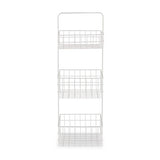 Three Tier White Storage Caddy