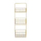 Three Tier Gold Finish Storage Caddy