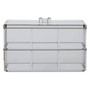 Romm Six Compartment Clear Plastic Cosmetics Organiser