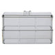 Romm Six Compartment Clear Plastic Cosmetics Organiser