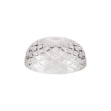 Elegant Pendant Light with 30cm Clear Glass Shade and Polished Nickel Finish, 1 x E27