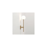Tacoma Grande Single Wall Light in Antique Brass Finish