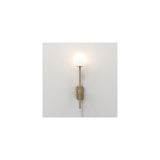 Tacoma Grande Single Wall Light in Antique Brass Finish