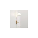 Tacoma Grande Single Wall Light in Antique Brass Finish